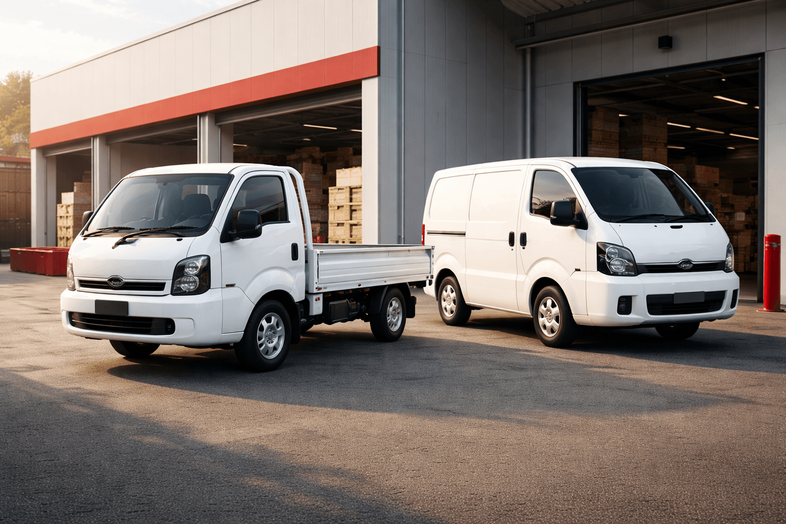 Kia K2700 vs Sedona side-by-side spec comparison — SA 2026